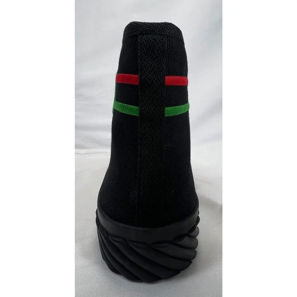 Gucci Interlocking G Hightop Black Sneakers Men's US7.5 SPB-CA 346079